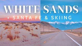 Colorado & New Mexico Road Trip  White Sands National Park Santa Fe & Skiing