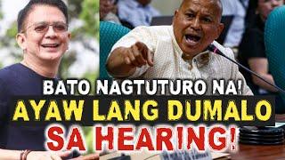 BATO DELA ROSA NAGTUTURO NA NAMAN AYAW LANG UMATTEND SA HEARING