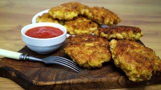 Куриные котлеты без мясорубки. Быстрые и очень вкусные