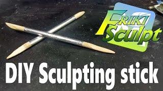 Making a sculpting stick