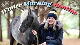 MORNING ROUTINE of an Equestrian  Winter 20212022  This Esme AD