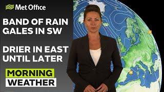 130624 – Rain moving in from the west – Morning Weather Forecast UK – Met Office Weather