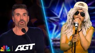Golden buzzer Seize the Day Avenged Sevenfold song everyone is hysterical - Americas Got Talent
