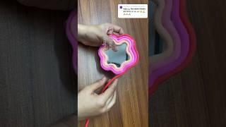 ক্লে দিয়ে মিরর ডিজাইন mirror design with foam clay #clayart #mirror #creative #ideas #craft #diy