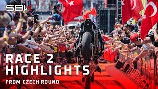 HIGHLIGHTS from Race 2 at Most   2024 #CzechWorldSBK 