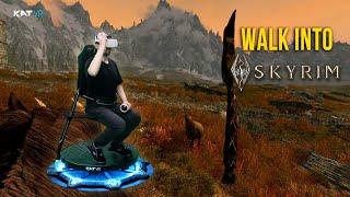 NEW KAT Walk C 2+ VR Treadmill WALK Into Skyrim VR