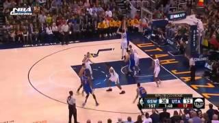 NBA Playoffs 2017 Game 4 Golden State Warriors vs Utah Jazz   1st Half Highlights   May 8 2017