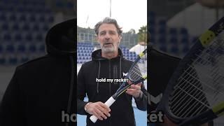 Grip position and arm angle for the perfect forehand  #tennis #tennistips #coachmouratoglou