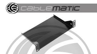 RackMatic TENRack Bandeja Fija Frontal 1U F160 - distribuido por CABLEMATIC ®