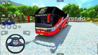 Driving The Tour Mod   Coban To Rondo  Bus Simulator Indonesia Game Play Video