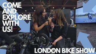 2023 MCN London Motorcycle Show with RubyRides New bikes racer interviews and drag strips