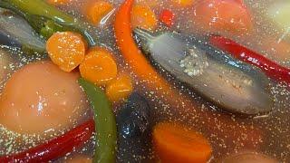 ترشی وطنیAchar Awri wa Achar Sirka Afghani Style Mix Pickles  آماده ساختن آچار اوری و آچار سرکه