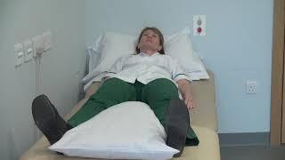 Hip replacement - sleeping position