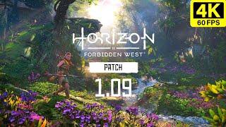 Horizon Forbidden West 1.09 Patch Update PS5 Gameplay 4K HDR 60FPS