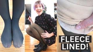 Fleece. Lined. Tights. WHAT??