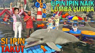 UPIN IPIN NAIK LUMBA LUMBA DIWATERPARK SI IPIN TAKUT - GTA 5 SULTAN BOCIL