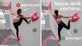 How to Climb Overhang 2 KEY Techniques EVERY Beginner Climber Needs to Know