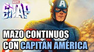 Mazo Continuos con CAPITÁN AMÉRICA Mejorado  MARVEL SNAP