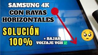 Reparación de Pantalla Samsung 4K con Líneas Horizontales   ¡Solución Garantizada