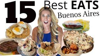 Best Eats in Buenos Aires  Argentina Travel 2022  Food Vlog 2022  Time to eat in Buenos Aires