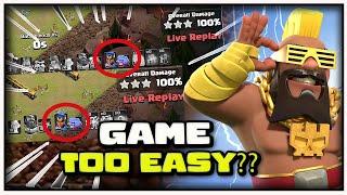 GAME TOO EASY ? PRO PLAYERS SWAGGING Royal Champion FuChing NO.1 vs ET X BADZINGER  Clash of Clans