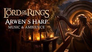 Lord of the Rings  Arwens Harp Elven Music & Ambience Sleeping in Rivendell 