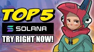 Top 5 Crypto Games On Solana You Can Try