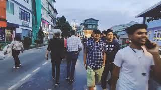Walk in M G Marg Gangtok  A Summer Evening Walk in Downtown Gangtok Sikkim 4K  No talk  HD 