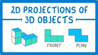 GCSE Maths - 2D Projections Of 3D Objects #115