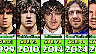 Carles Puyol Transformation From 1996 to 2024