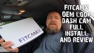 Fitcamx 4k Dash cam review and install