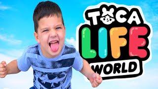 CALEB APP REVIEWS  Toca Life WORLD Pretend Play DRESS up in TOCA with Mommy