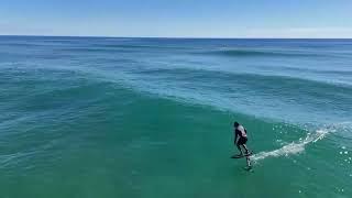 Prone Foil surfing  Kauai