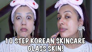 HOW TO 10 Step Korean Skincare Routine - GLASS SKIN