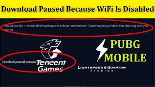 Fix Download  Paused Because WiFi Is Disabled PUBG MOBILE Error  Android