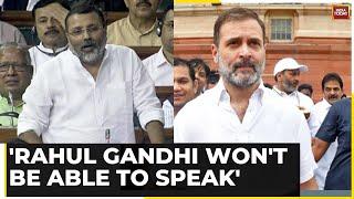 BJP MP Nishikant Dubey On Oppns No-trust Motion In Lok Sabha Rahul Gandhi Will Not Able To Speak