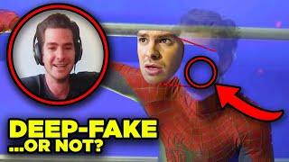 SPIDERMAN NO WAY HOME Andrew Garfield Leak Explained VFX Analysis