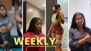 VLOG im down bad  my first influencer event - I fell sick christian + fitness?? & more