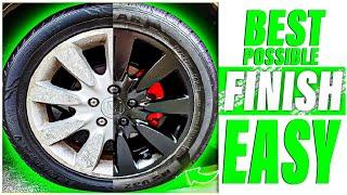 HOW TO PAINT YOUR RIMS  BEST Possible Finish  SUPER EASY