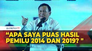 Prabowo Jawab Ini Jika Ditanya Apa Puas dengan Hasil Pemilu 2014 dan 2019?