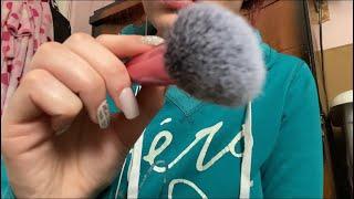 ASMR Gum Chewing Mouth Sounds Lens Brushing Hand Movement’s Lens Tapping