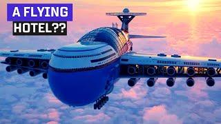 A Luxurious Flying Hotel To Remain In The Air Forever  Sky Cruise Hotel
