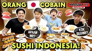 WASEDABOYS KAGET COBA MUKBANG SUSHI ALA INDONESIA NGAKAK  INDONESIA TRIP