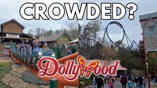 State of Dollywood Crowds  April Spring Break  Theme Park Walking Tour