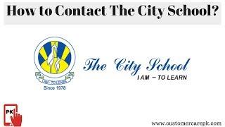 The City School Head Office Address Regional Offices Phone Number Email ID