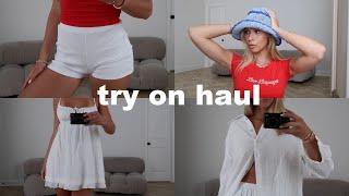 summer try-on haul ft. Princess Polly 