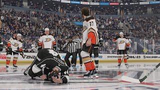 NHL 23 Next Gen - Fight Montage Aggressive Hockey Reel 1080p 60 FPS HD