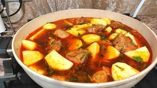 СОУС - с Картошкой и МЯСОМ Безумно Вкусный Рецепт.