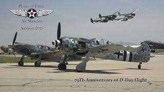 Planes of Fame 2019 75th Aniversary D-Day flight