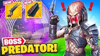 *NEW* PREDATOR BOSS found in Fortnite NEW MYTHIC SECRET SKIN + MORE